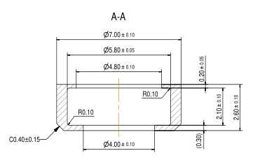 Rubber holder for electret microphones 5.8mm